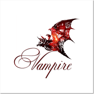 vampire art Posters and Art